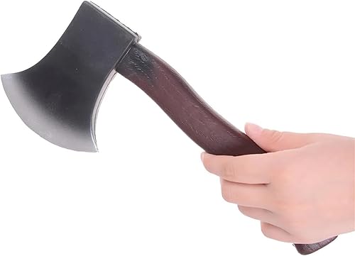 Miniatura 8 de Hacha de hacha falsa de Halloween, hacha de espuma para disfraz de hacha de hacha de Halloween, hacha de tala realista para mujeres y hombres,