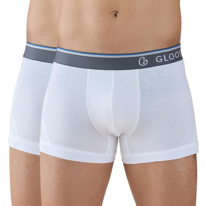 Image of GLOOT Men's Cotton Trunks Striped Briefs