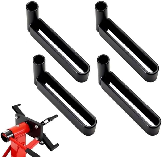 4 PCS Engine Stand Shifting Arms Replacement Parts, Heavy Duty Steel Repair Stand Accessories, Compatible with Part Numbers 555-80040 555-80041 555-80042 555-80098, Easy to Install