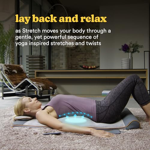 Miniatura 2 de Homedics Stretch Estera De Estiramiento Inspirada En Yoga - Con 7 Cámaras De Aire Que Se Inflan En Secuencia Para Estirar, Ondular, Elevar, Doblar