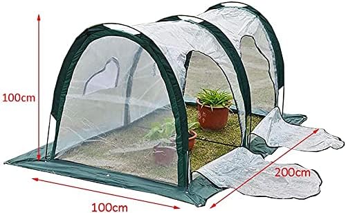 ビニール温室 ポータブル温室フラワーグリーン透明断熱プラント野菜冬の不凍液装置 農業用ビニールハウス
