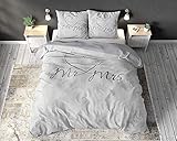 ✅ 3 TEILIGE BETTWÄSCHE: Im Lieferumfang ist eine Bettwäsche 200 x 220 cm mit zwei Kissenbezügen 60 x 70 cm enthalten