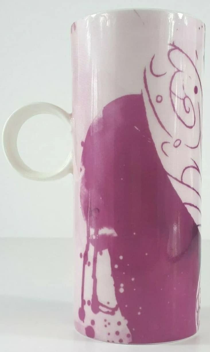 Disney Store Tall Tinkerbell Latte Mug Circle Handle - Image 3