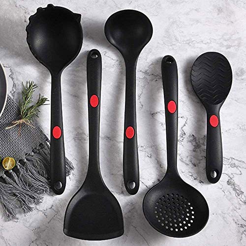 Juego de espátulas Accesorios de cocina Herramientas de cocina Juego de utensilios de cocina de silicona Utensilios de cocina Utensilios de cocina para hornear Espátula Cuchara Pala