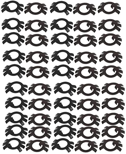 XYWHPGV 50pcs M10 Carbon Steel External Locking Tab Spindle Washer for Round Slotted Nut(2e918 b18f2 1bde9 3fcf5 19afd 9c86b