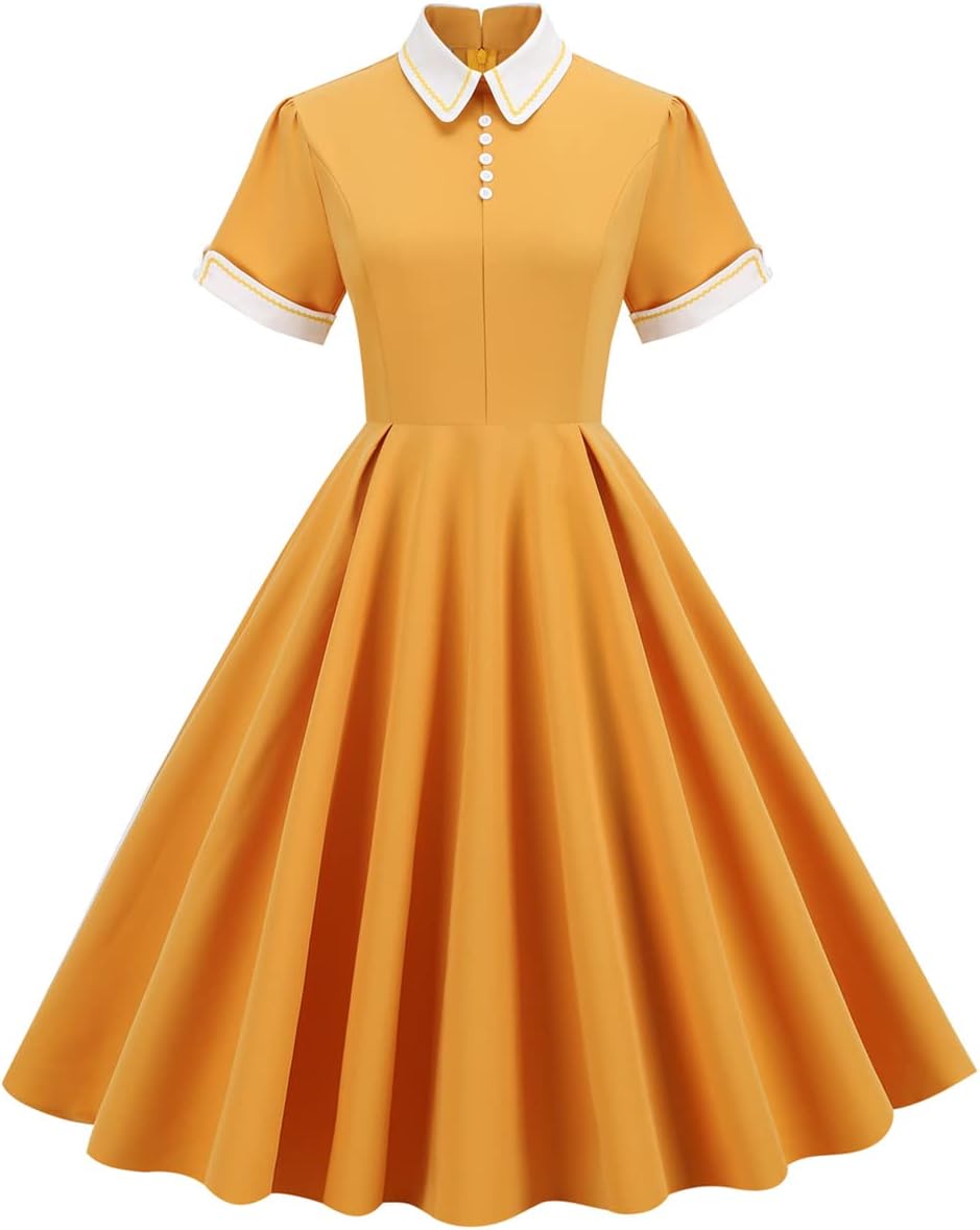 50s collared dress
