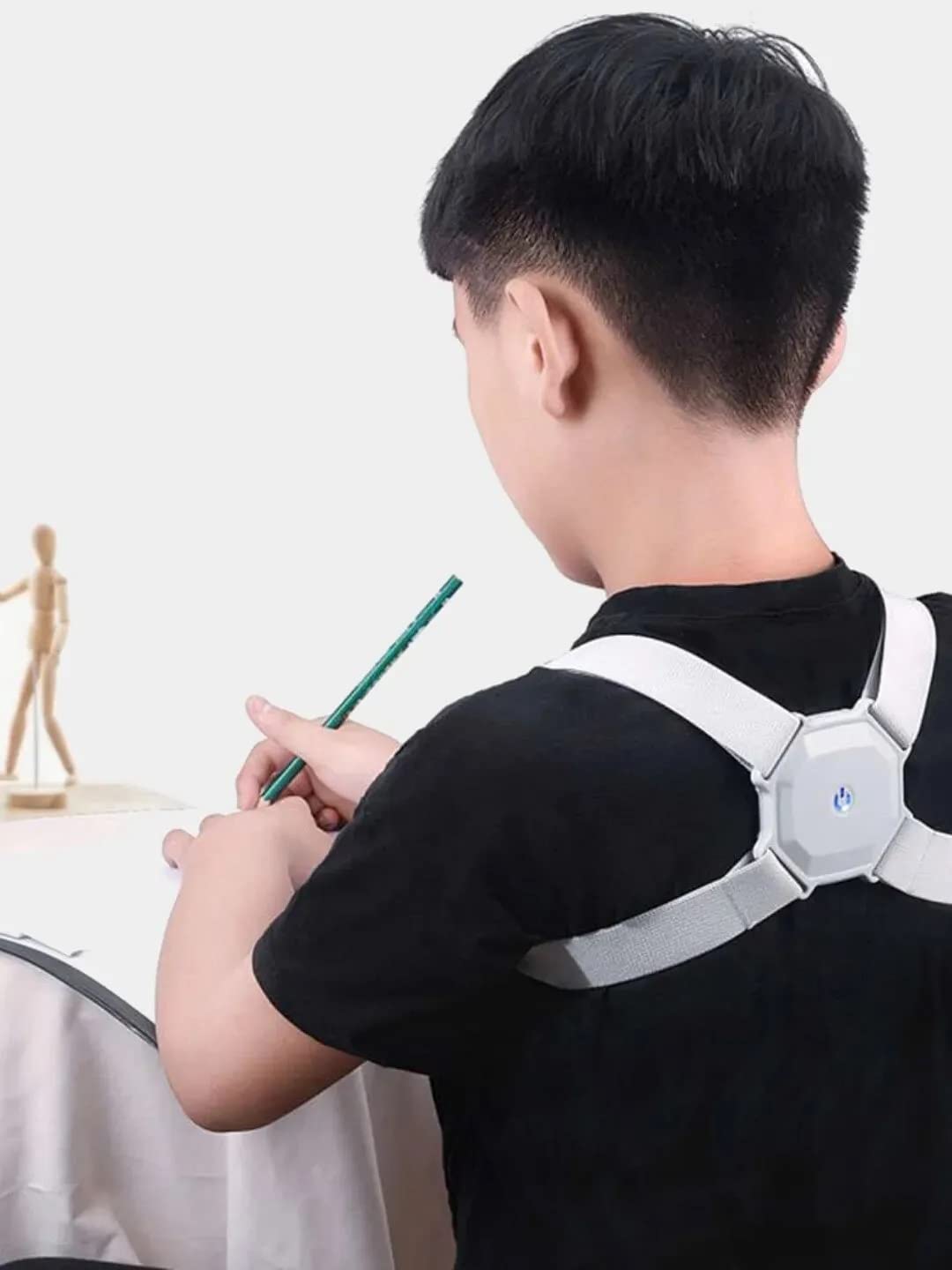 Ritmo Polypropylene Electric Posture Corrector Belt Adjustable Support Vibration Alert Pain Soreness Relief For Back Neck Shoulder Adult Kid (1 Pcs.) (B0C3RLKKPC) Amazon Price History, Amazon Price Tracker