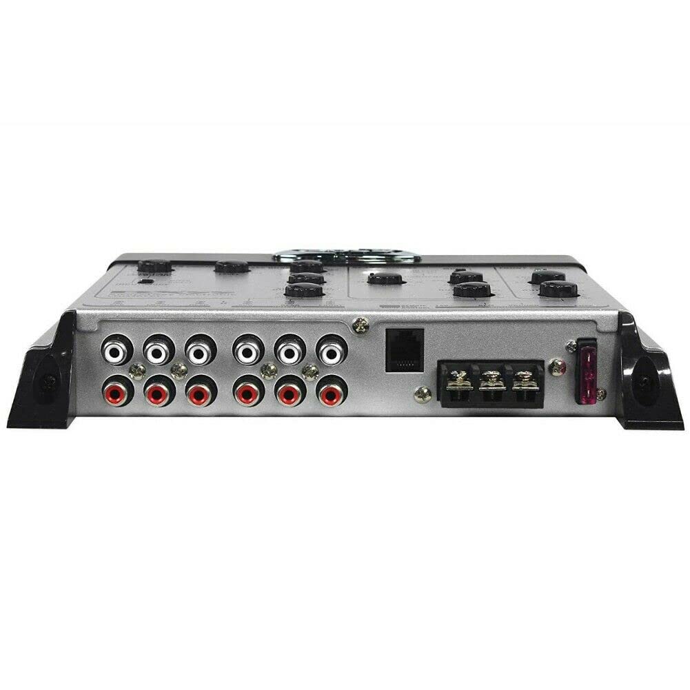 1 Crossover Compatible con Boss Audio Systems BX35 Ecualizador electrónico 3 vías 3 Salidas Front/Rear/subwoofer multiplicador de frecuencia, 1 Pieza
