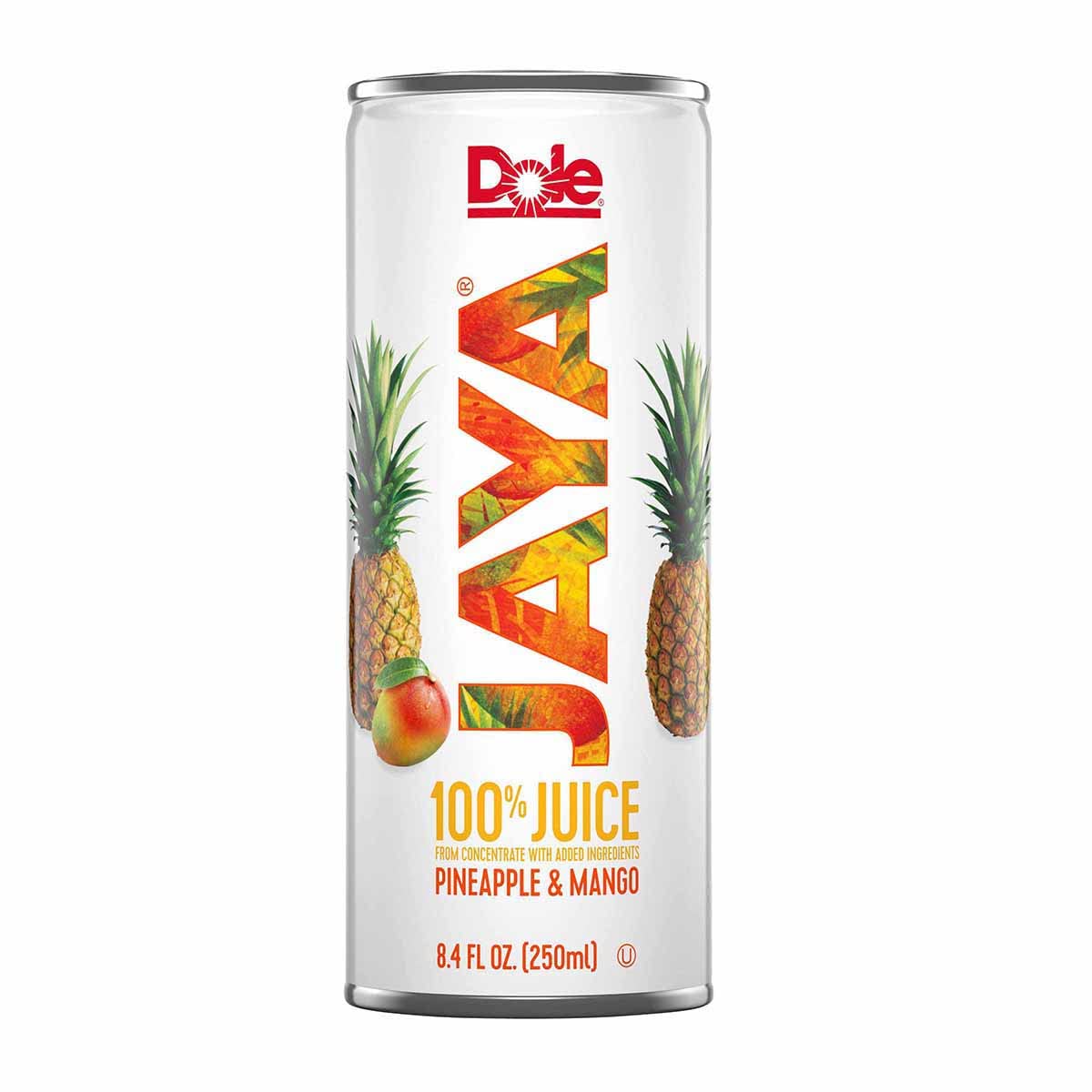 DOLE Jaya Pineapple & Mango Juice From Concentrate, 250 ml