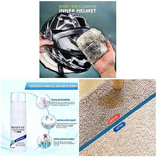 Espuma de limpeza de roupas sem água para uso doméstico, removedor de manchas e sem enxágue Sailsbur