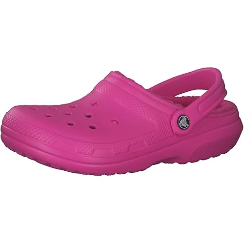 Crocs Men's and Women's Classic Lined Clog | Warm and Fuzzy Slippers