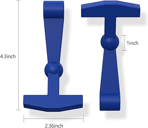 Miniatura 2 de Pestillos de tapa de repuesto (paquete de 2) compatibles con todos los refrigeradores duros Yeti, RTIC, otros relacionados, hechos de goma dura y