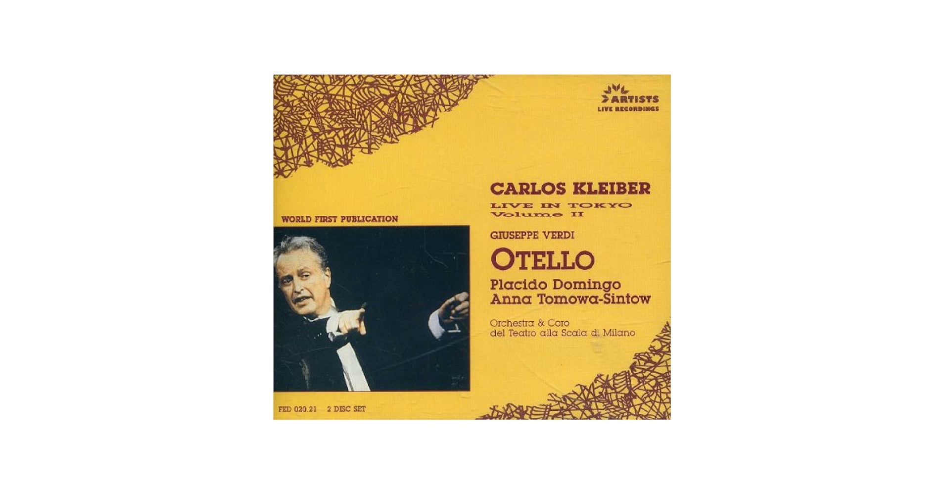 Amazon.com: Carlos Kleiber Live in Tokyo, Vol. 2: Verdi
