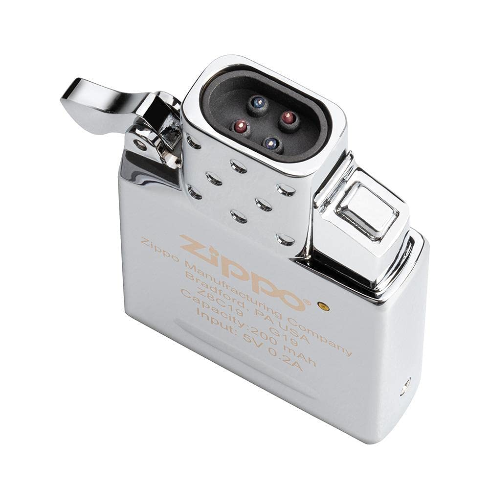 ZIPPO ジッポー アークライター インサイドユニット ダブルビーム USB充電式 65828 シルバー [並行輸入品]