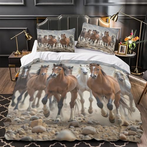 Housse de Couette Imprimé 3D Chat Sauvage en Microfibre Premium Douce Haute Densité