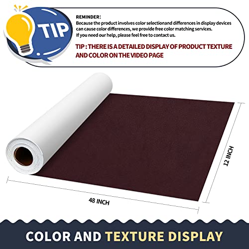 Image of ONine Leather Repair Patch，Leather Repair Tape, 12 x 48 inches Leather Repair Patch for Furniture,Vinyl Repair Kit，Leather Couch Patch，for Sofas, Furniture, Car Seats, Office Chairs(Mulberry)