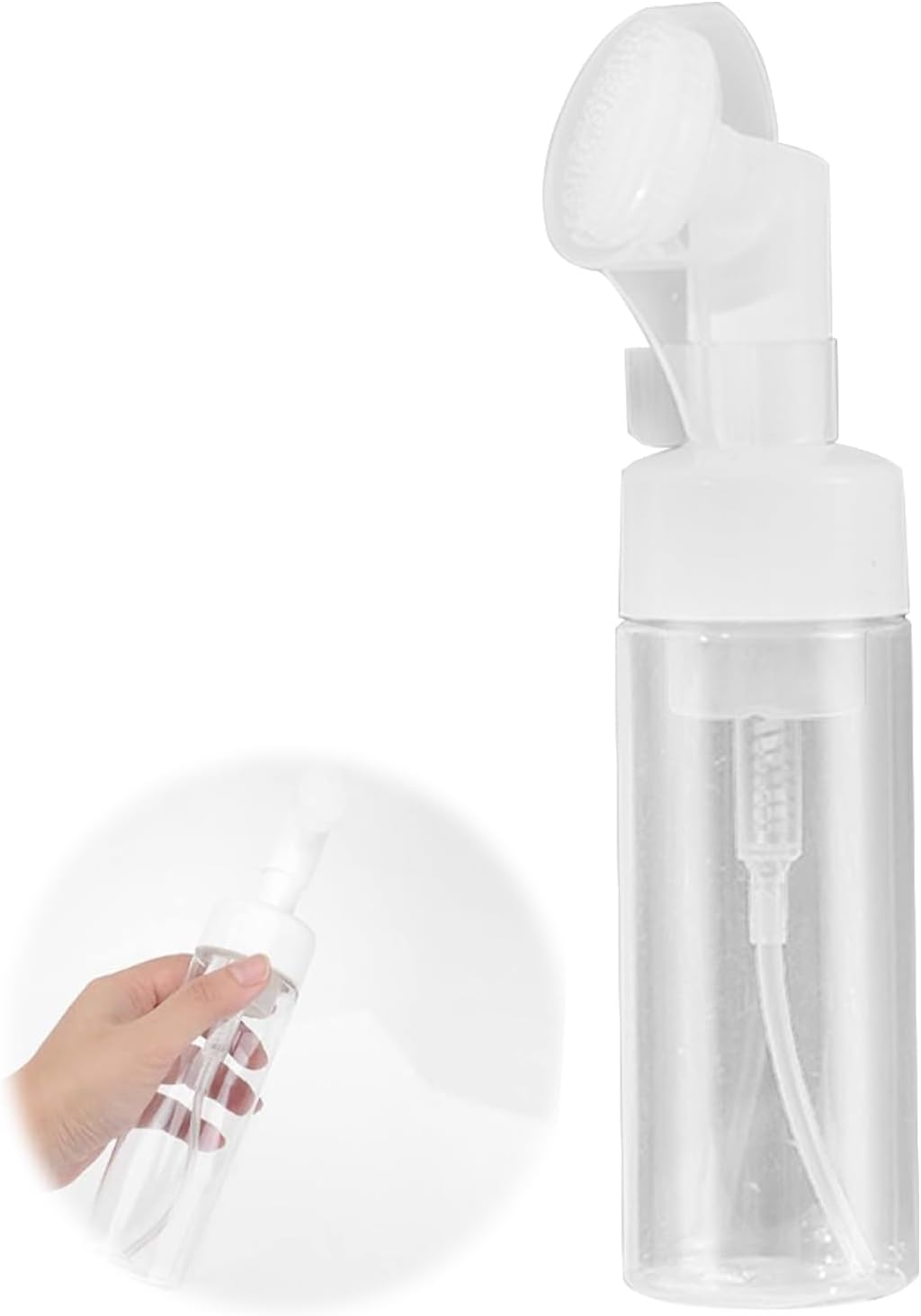 PAVIKE Foaming Pump Bottle, 4.2 fl oz (120 ml), Portable Moose Foam Pump Bottle, Foaming Pump Bottle, Refillable Container, Foaming Leak-proof Product, Hand Soap, Eyelash Cleaner, Facial Cleanser, Shampoo, etc
