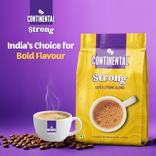 Image of Continental Strong Instant Coffee Powder | 500gm Pouch | Bold Flavor | Rich Aroma | Affordable pack | Perfect for Espresso, Cappuccino, and Black Coffee Lover | Ideal for HORECA | Institutional Pack