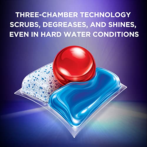 Finish Quantum Infinity Shine - 70 Count Dishwasher Detergent + Finish Dishwasher Cleaner - Liquid Fresh 4 X 8.45 Oz. #TOP1