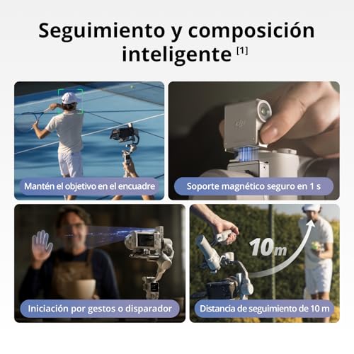 Ficha técnica Pack DJI RS 4 Mini Estabilizador para cámaras Canon Sony Panasonic Nikon Fujifilm Bloqueos de Ejes automáticos Carga útil de 2 kg Estabilizador de cámara Empuñadura Maleta - Fernando Cortés