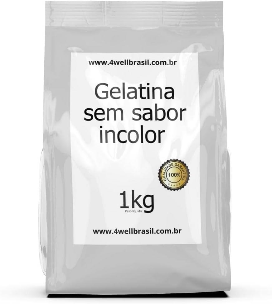 Gelatina em pó sem sabor 1Kg Alimentos e Bebidas