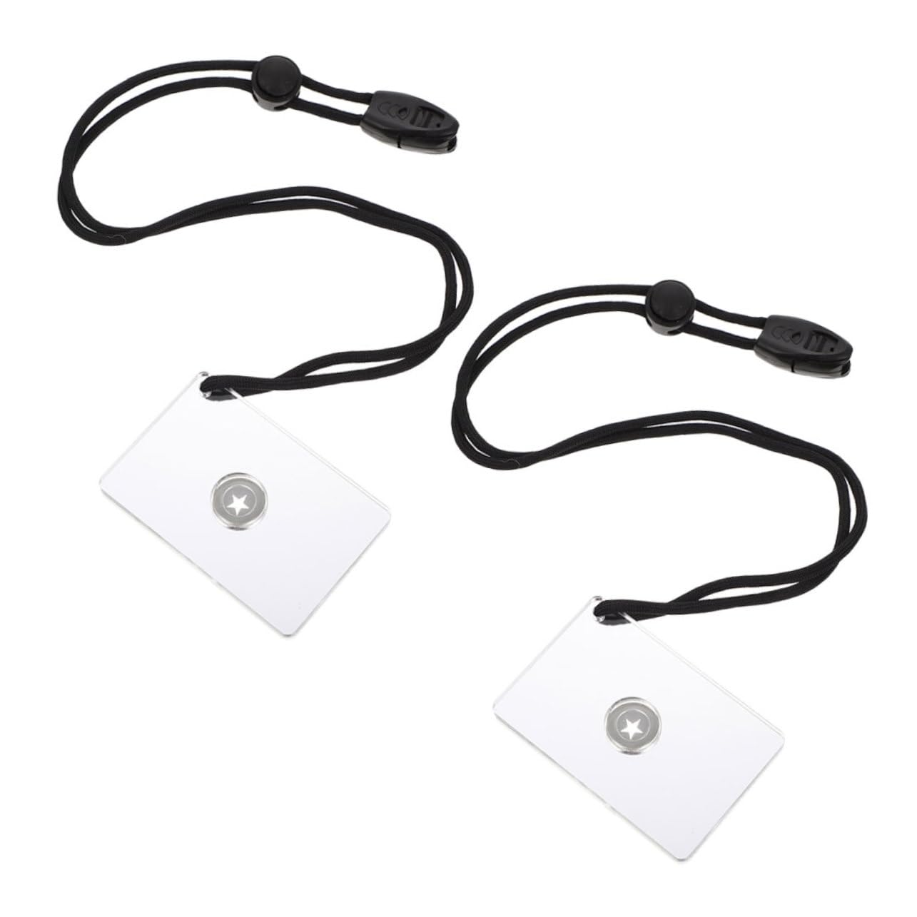 YARNOW 8pièces Miroir De Signalisation De Survie Plein Air De Réfléchissant pour Camping Et Randonnée Accessoire pour Urgences Et Orientation