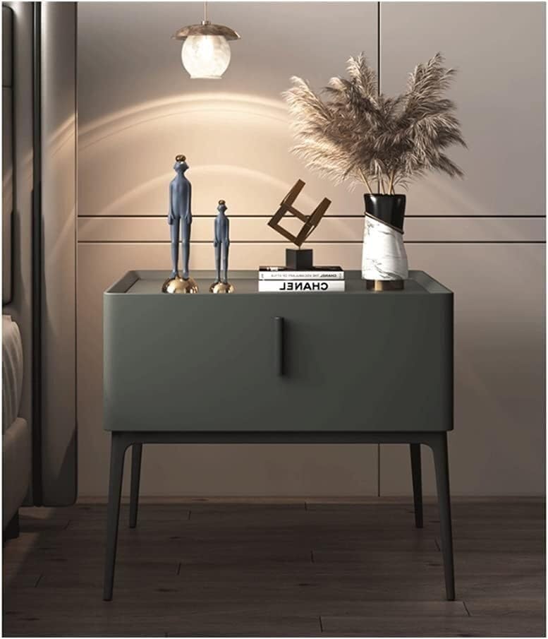 Table de Chevet avec tiroirs JATIBOSH, meuble de rangement stable pour salon et chambre