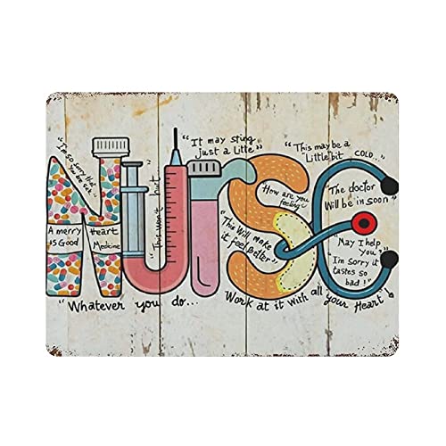 QQIAEJIA Enfermera Lo siento mucho que estés enfermo Vintage Iron Home Bar Wall Decor Art Print Poster Restaurant Decor 12x16in (30x40cm)