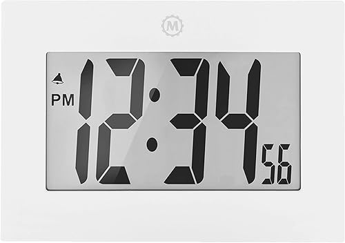 Marathon cl030064p Reloj de dígitos Digital Frame grande