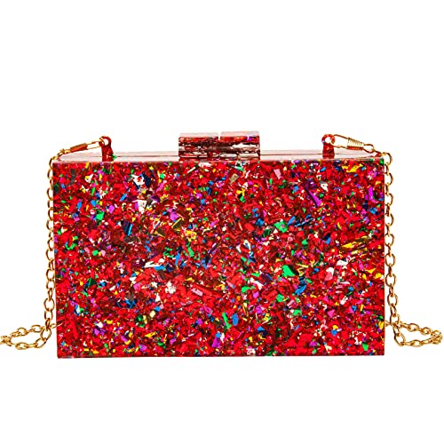 Image of LETODE Acrylic Clutch Bags Purse Perspex Bag Handbags for Women