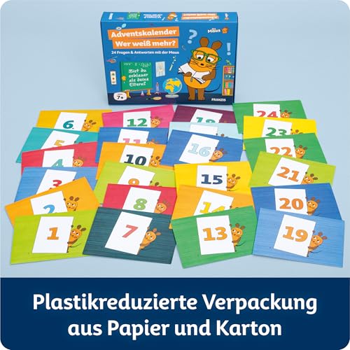 Die Maus Adventskalender Wer weiß mehr?: 24 Fragen & Antworten mit der Maus