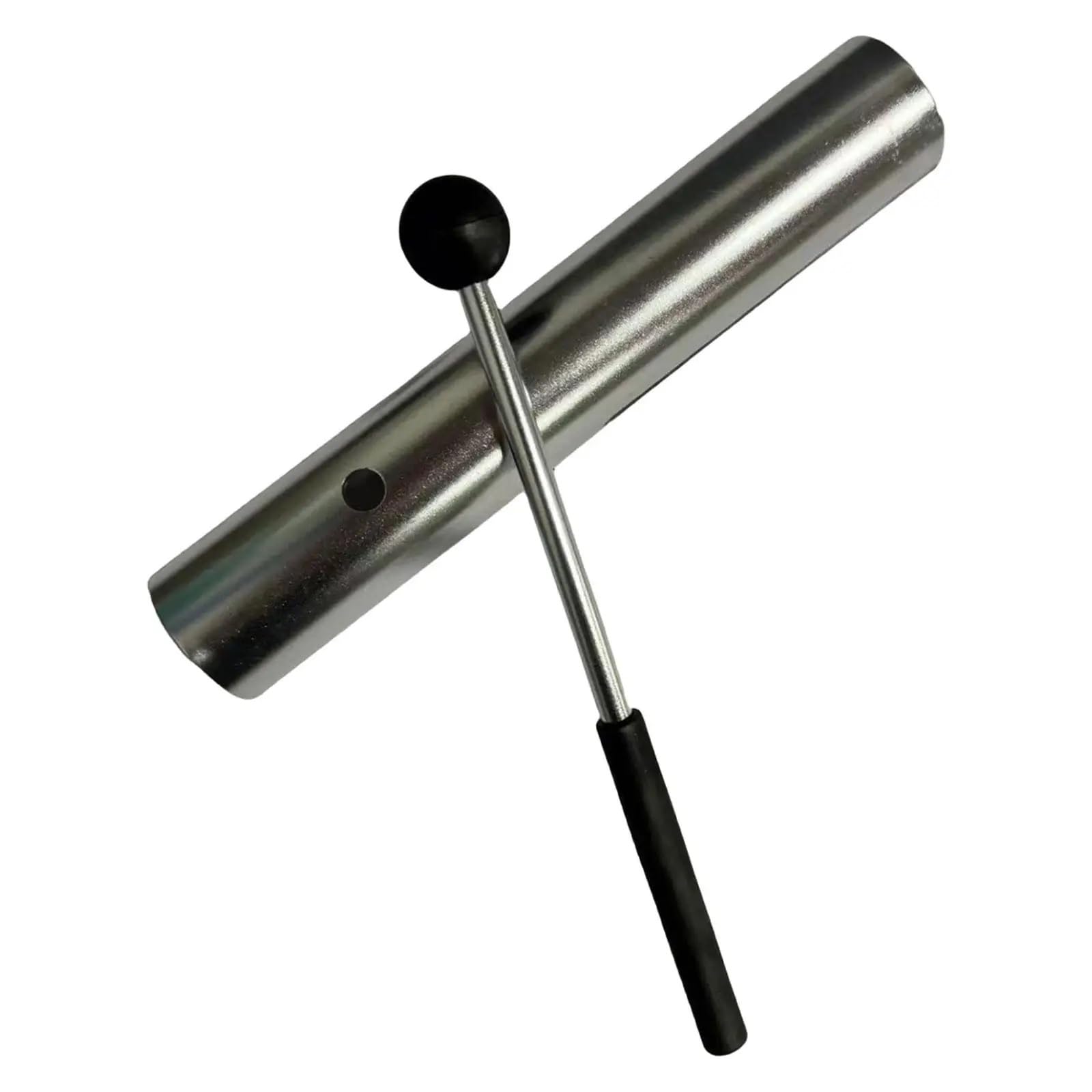 Tube Concerts Facile à jouer avec un batteur Outil d'entraînement musical Instruments de musique Adultes Enfants Cadeaux Instrument Guiro en fer Tube Wah Wah