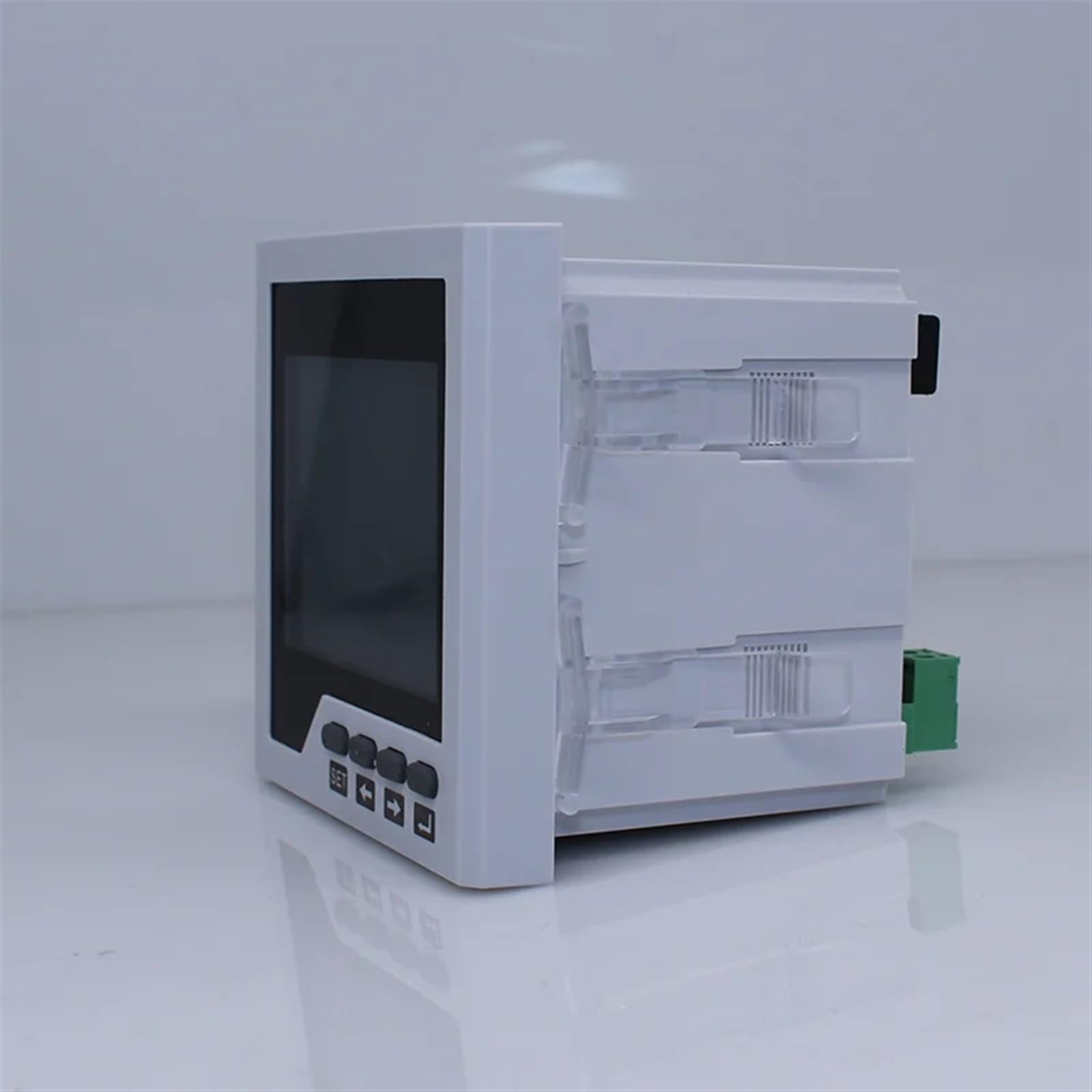 Compteur multifonction LCD triphasé facteur de puissance énergie KWh AC450V ampèremètre voltmètre wattmètre RS485 avec transmetteur de courant (Color : AC 300A)