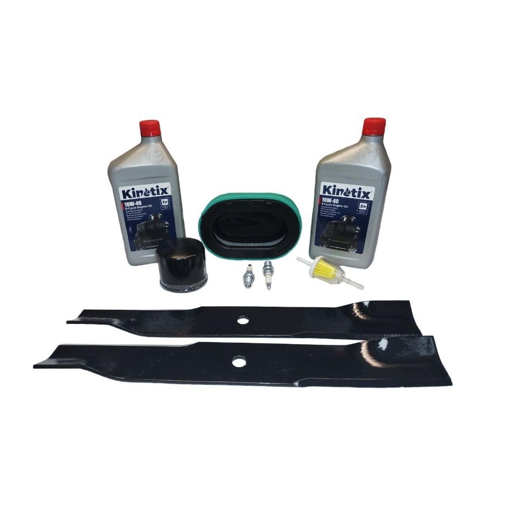 proven part Tune Up Maintenance Kit Blades Filters Oil for Hustler Raptor 42 in.