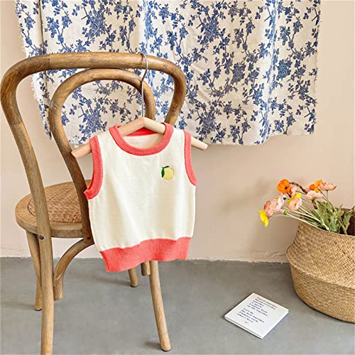 Kids Baby Boy Girl Trendy Sweater Vest Knitted Cartoon Round Neck Pullover Sleeveless Spring Autumn Children's Vest2
