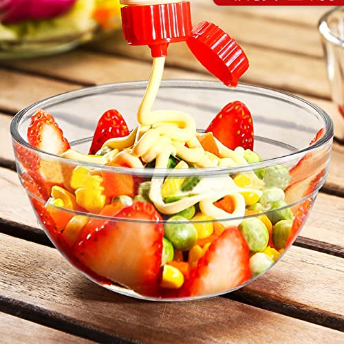 Uooker Small Glass Dipping Bowl, 6 Pcs Round Clear Glass Condiment Pots for Jam Snack, Spices, Chutney, Creams, Soy, Relish Sauce - Image 4