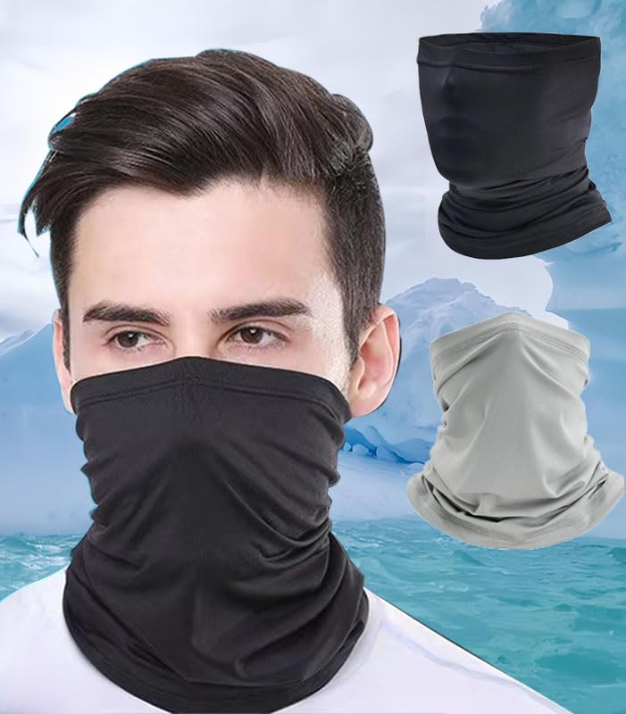 Mask Face Cover Scarf for Riding - Sun & Windproof Dustproof, Breathable and Comfortable Neck Gaiters for Men & Women, Suitable for Outdoor Activities