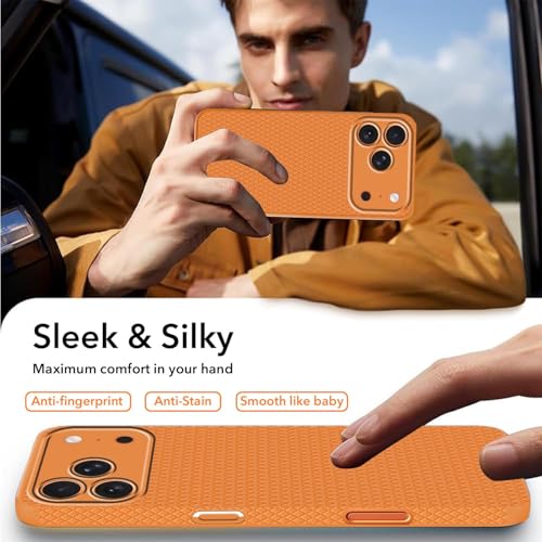 Image of Jkobi Liquid Silicone Back Cover Case for Apple iPhone 17 Pro Max (Camera Protection | Side Grip Texture | Soft and Flexible)