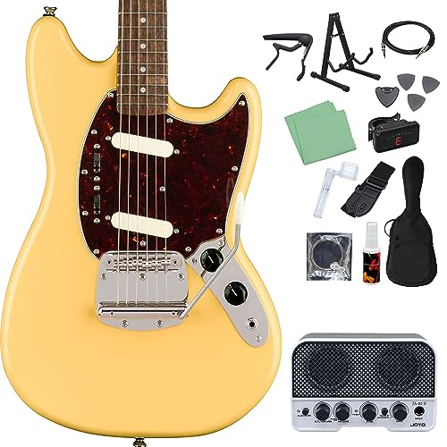 Amazon | Squier by Fender Classic Vibe '60s Mustang Vintage
