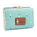 Damara Female Faux Leather Card Holder Mini Wallet Clutch,Light Green