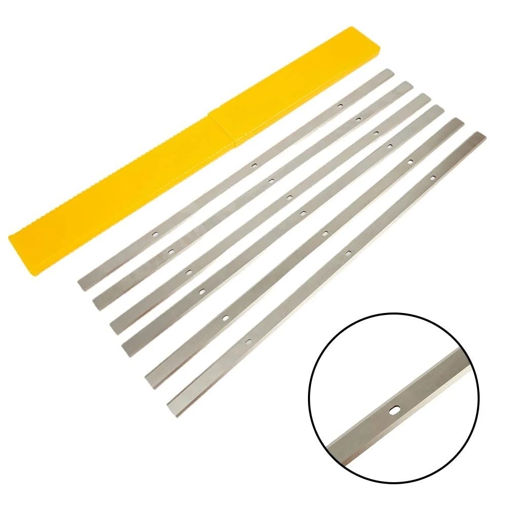 Cuchillas cepilladoras de corte de doble filo for DH330 DH316 HSS, Kit de acero de alta velocidad, juego portátil de herramientas duraderas, 6 uds.