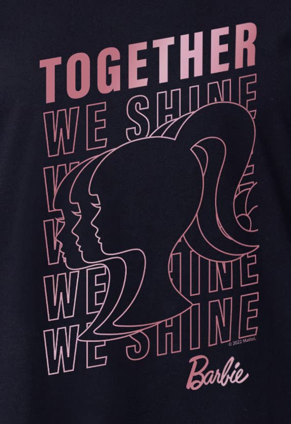 INTIMO Barbie Womens' Character Together We Shine Nightgown Sleep Pajama Shirt3