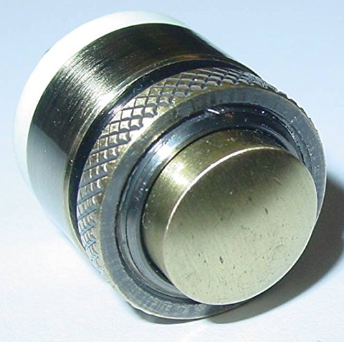 Preisvergleich Produktbild Messing Klingeltaster Massiv, Retro Design, Klingel, 16mm, 48VDC Schließer, S97