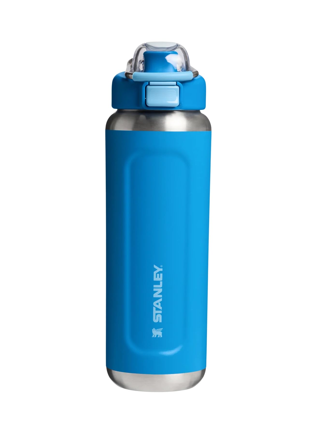 Stanley 1913 Wellspring Bottle 0.7L - Cold for 12 Hours - Iced for 40 Hours - BPA-Free Recycled Stainless Steel Flask - Leakproof - Dishwasher Safe - Azure