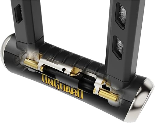 Miniatura 8 de OnGuard RockSolid U-Lock - Cerradura angular resistente a la amoladora angular de acero endurecido de 0.55 pulgadas con mecanismo de bloqueo X4P,