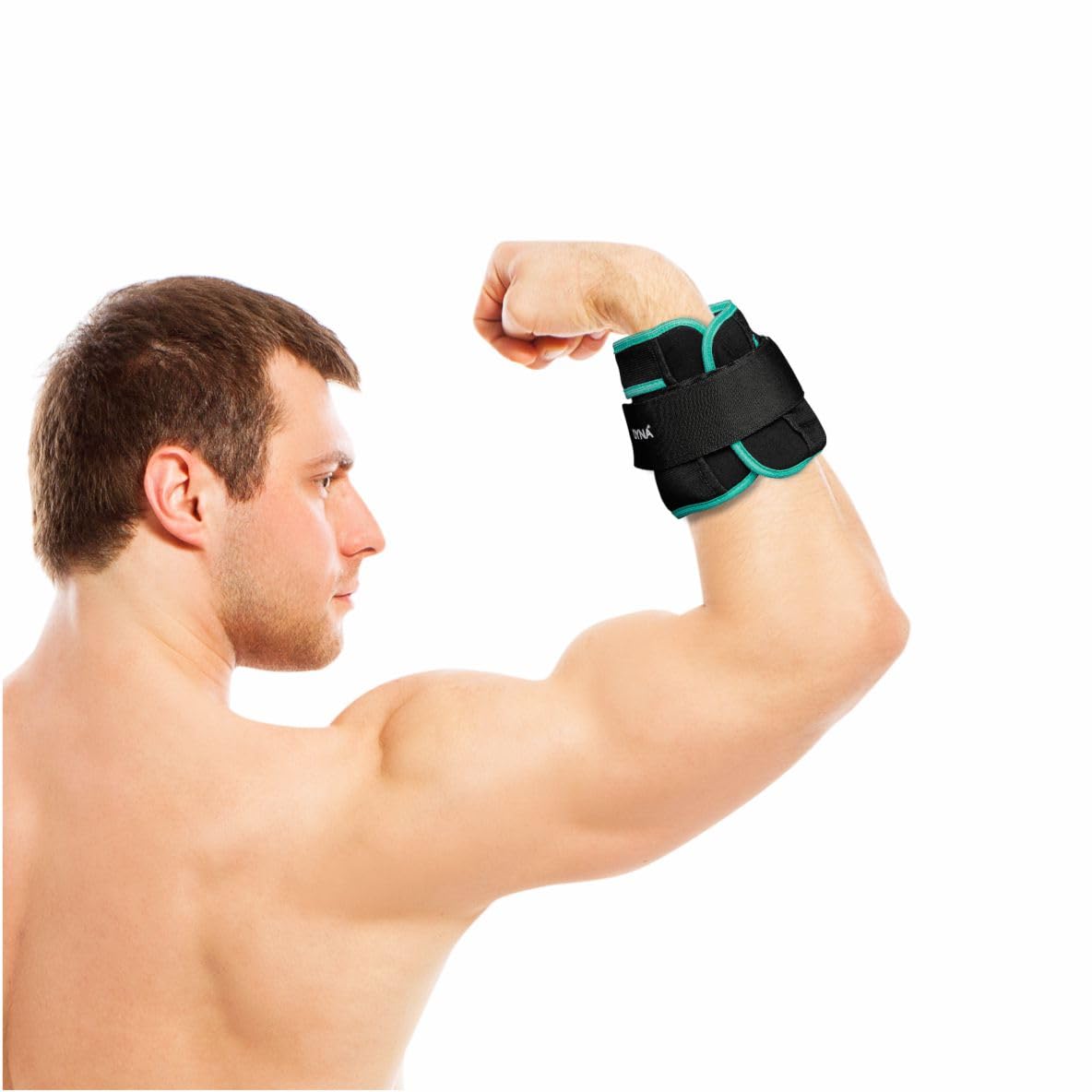 Dyna Adjustable weight cuff | Weighted Straps for Wrist & Ankle | for Men & Women | For Jogging, Aerobics, Toning Cardio, Glutes |Total weight 2KG-image-26