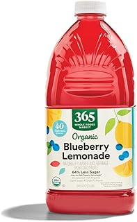365 By Whole Foods Market, Organic Blueberry Lemonade, Reduced Sugar, 64 Fl Oz
