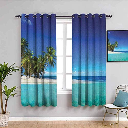 LTHCELE Blickdicht Vorhang für Schlafzimmer Cover