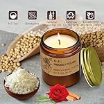 Candles for Home Scented, 4 Pack Candle Gifts for Woman, Large Lavender Rose Amber Aromatherapy Scented Candles, 220H Long Lasting Soy Wax Candle Set for Mother's Day, Birthday, Anniversary, Men - Image 4