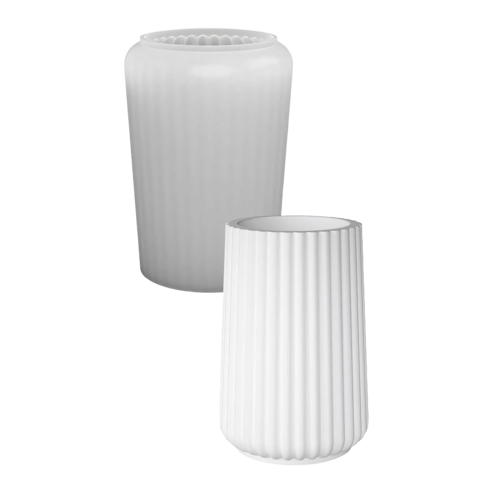 YWLUUOO Silicone Vase Molds Professional Silicone for Making Flower Planter Decorative Vase Pen Container Gypsum Decoration Resin Casting Elastomer Jar Cast